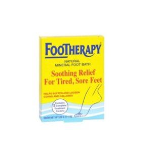 Footherapy Mineral Foot Bath Soothing Relief Sore Tired Feet Queen Helene